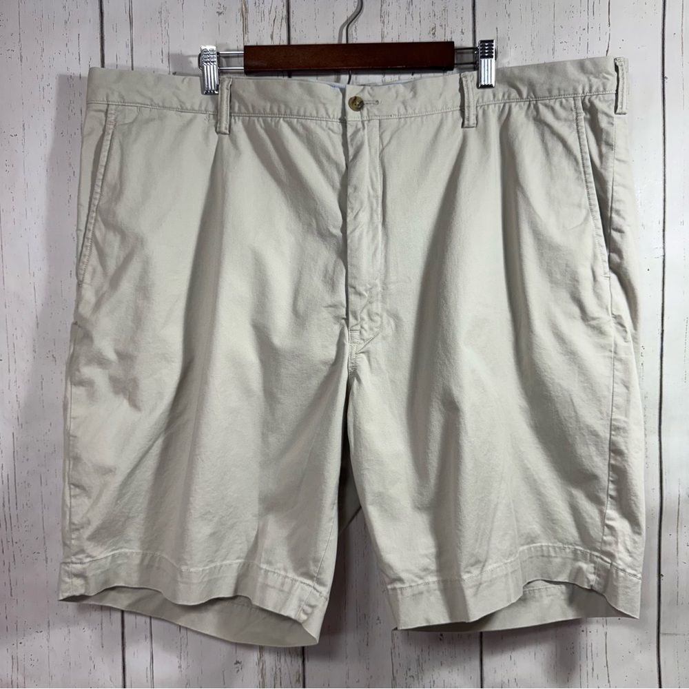 Polo Ralph Lauren Stretch Classic Fit Chino Shorts Beige Khaki 46B Preppy